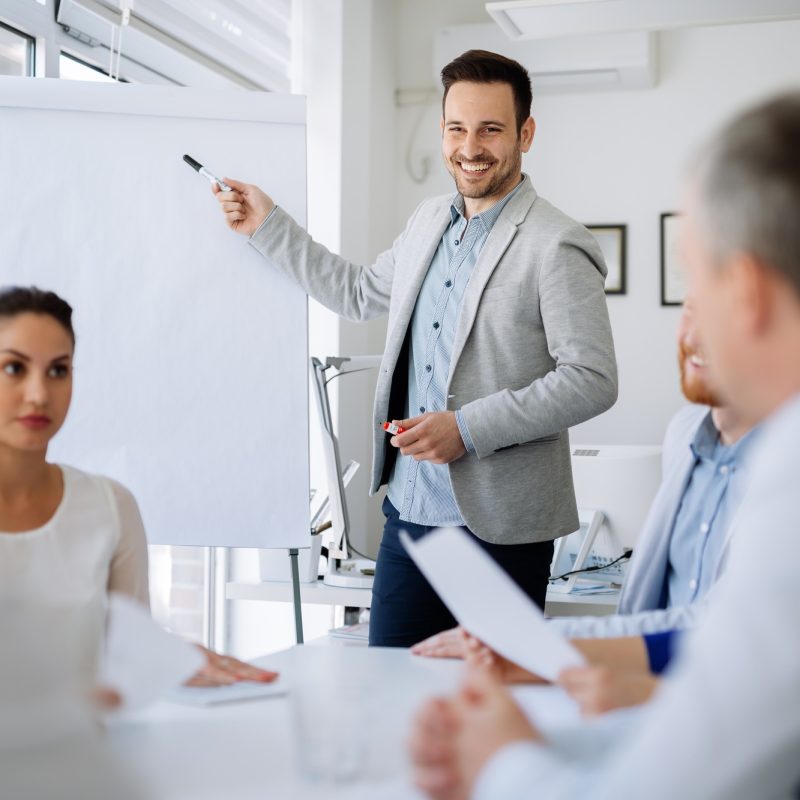 Presentation and training in business office